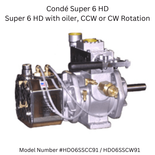 Condé Super 6 HD Vacuum/Pressure Pump - HWC Jetters